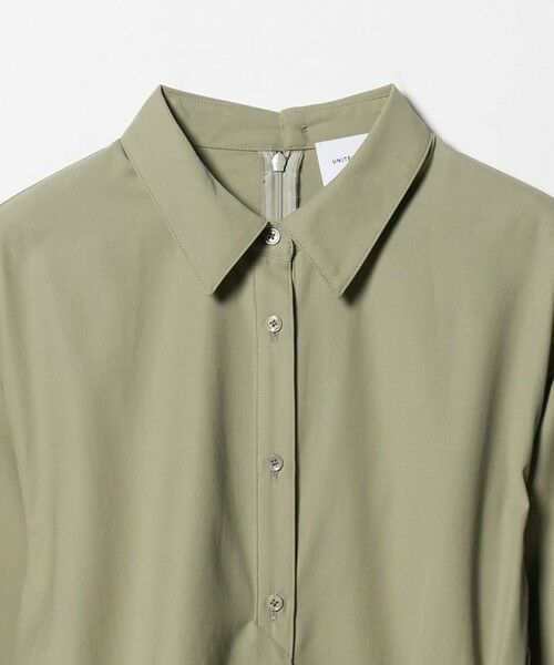 UNITED ARROWS / ユナイテッドアローズ ロング・マキシ丈ワンピース | ドレープ ギャザー ワンピース ‐ウォッシャブル‐ | 詳細3