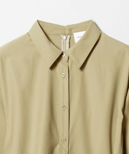 UNITED ARROWS / ユナイテッドアローズ ロング・マキシ丈ワンピース | ドレープ ギャザー ワンピース ‐ウォッシャブル‐ | 詳細10