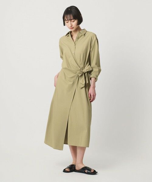 UNITED ARROWS / ユナイテッドアローズ ロング・マキシ丈ワンピース | ドレープ ギャザー ワンピース ‐ウォッシャブル‐ | 詳細6