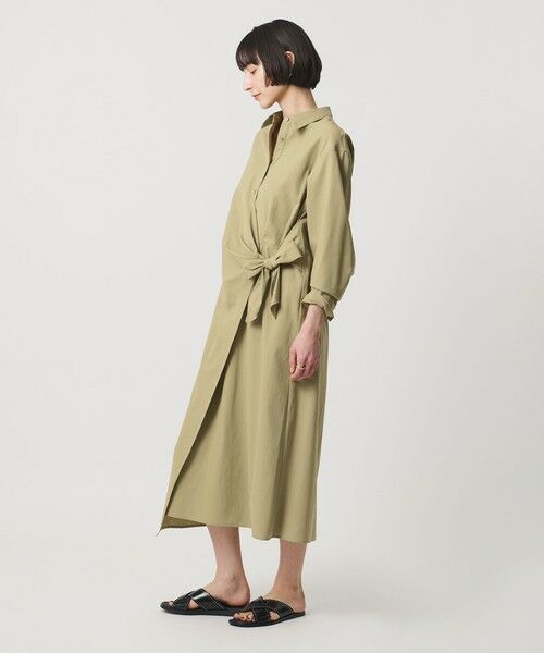 UNITED ARROWS / ユナイテッドアローズ ロング・マキシ丈ワンピース | ドレープ ギャザー ワンピース ‐ウォッシャブル‐ | 詳細8