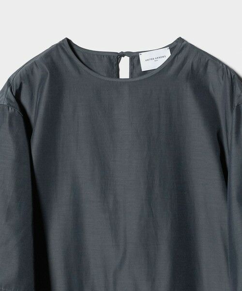 UNITED ARROWS / ユナイテッドアローズ ロング・マキシ丈ワンピース | デニムライク ブライトローン ワンピース ‐ウォッシャブル‐ | 詳細5