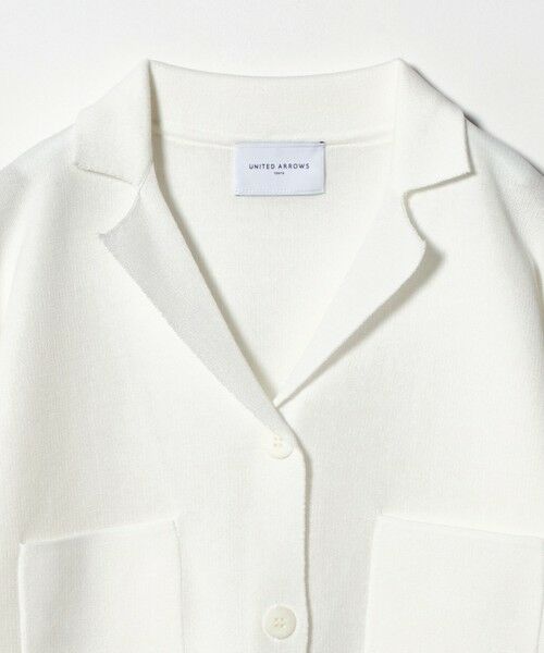UNITED ARROWS / ユナイテッドアローズ カーディガン・ボレロ | ジャケットライク ニットカーディガン ‐ウォッシャブル‐ | 詳細4