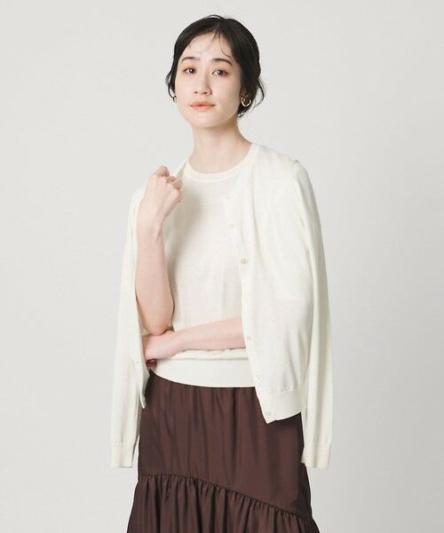 UNITED ARROWS / ユナイテッドアローズ カーディガン・ボレロ | 18G クルーネック ニットカーディガン ‐ウォッシャブル‐ | 詳細2