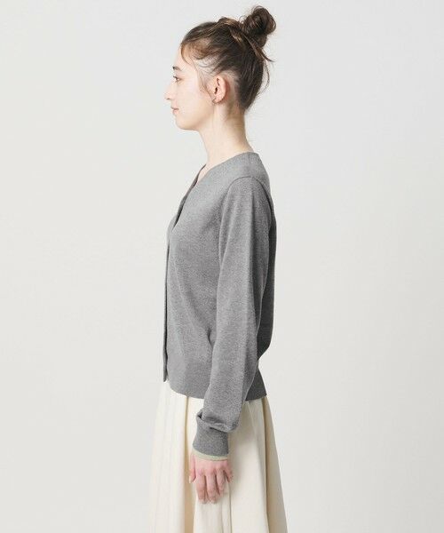 UNITED ARROWS / ユナイテッドアローズ カーディガン・ボレロ | エンブロイダリー バイカラー カーディガン ‐ウォッシャブル‐ | 詳細4