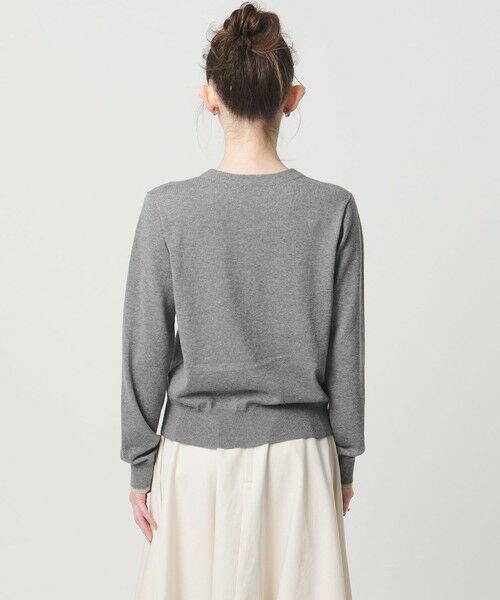 UNITED ARROWS / ユナイテッドアローズ カーディガン・ボレロ | エンブロイダリー バイカラー カーディガン ‐ウォッシャブル‐ | 詳細5