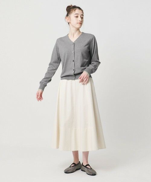 UNITED ARROWS / ユナイテッドアローズ カーディガン・ボレロ | エンブロイダリー バイカラー カーディガン ‐ウォッシャブル‐ | 詳細2