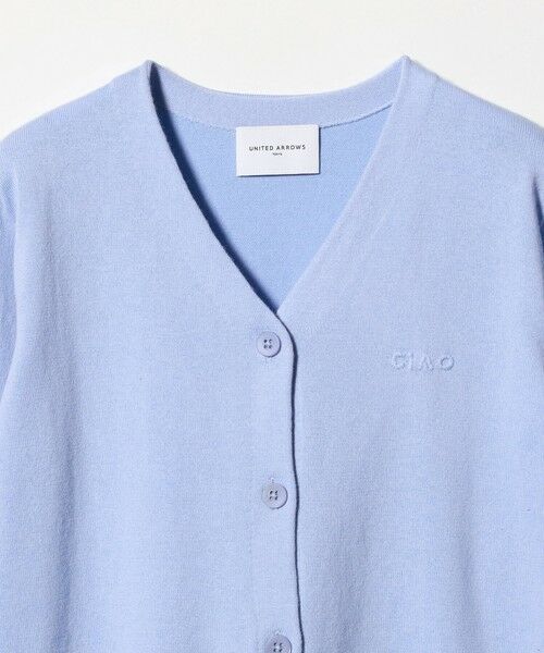 UNITED ARROWS / ユナイテッドアローズ カーディガン・ボレロ | エンブロイダリー バイカラー カーディガン ‐ウォッシャブル‐ | 詳細16