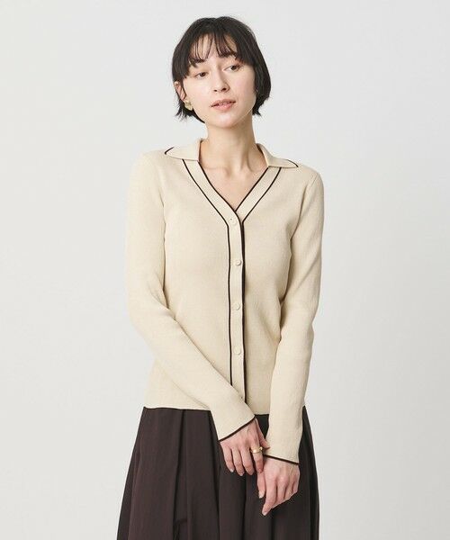 UNITED ARROWS / ユナイテッドアローズ カーディガン・ボレロ | スキッパー リブカーディガン ‐ウォッシャブル‐ | 詳細1