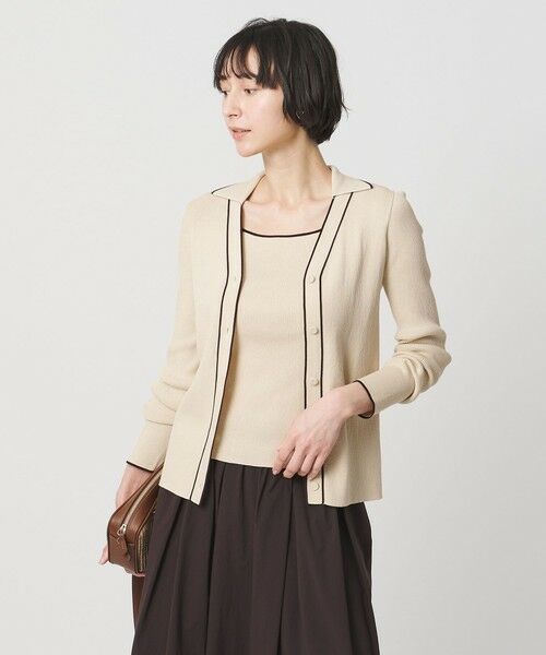 UNITED ARROWS / ユナイテッドアローズ カーディガン・ボレロ | スキッパー リブカーディガン ‐ウォッシャブル‐ | 詳細3