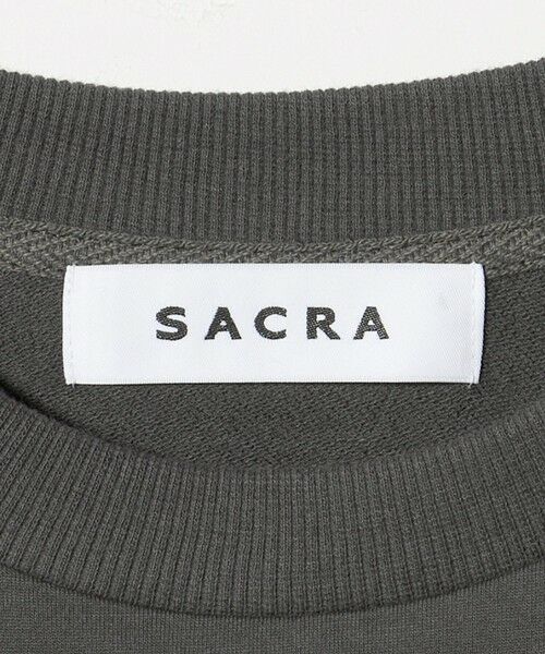 UNITED ARROWS / ユナイテッドアローズ Tシャツ | <SACRA>ハーフスリーブ クロップド メッセージ Tシャツ | 詳細26