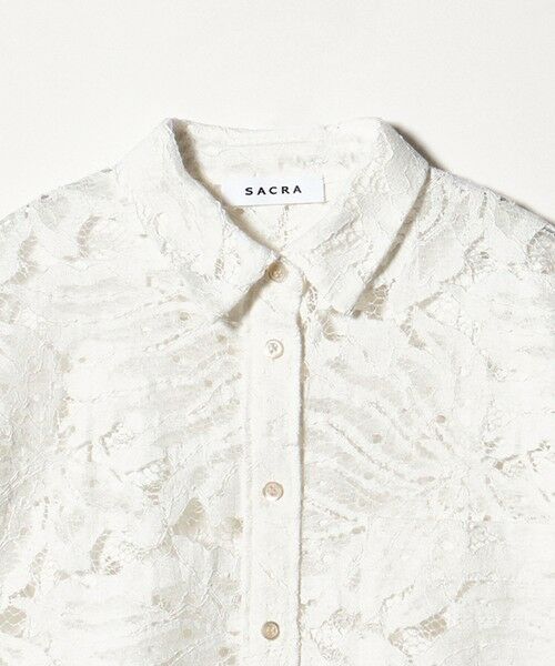 UNITED ARROWS / ユナイテッドアローズ シャツ・ブラウス | ＜SACRA＞レース シャツブラウス | 詳細6