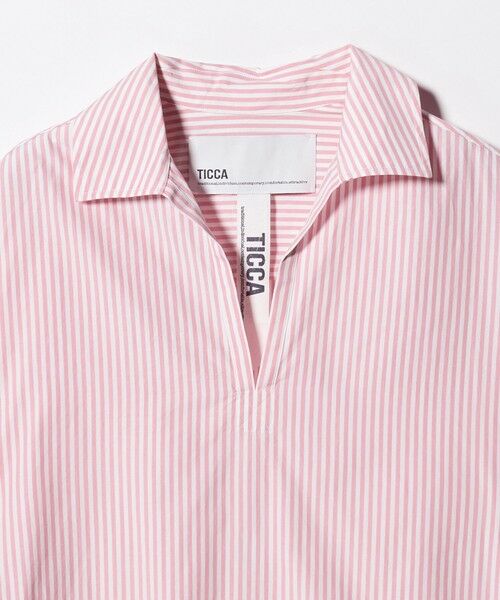 UNITED ARROWS / ユナイテッドアローズ シャツ・ブラウス | ＜TICCA＞ストライプ スキッパー シャツ | 詳細6