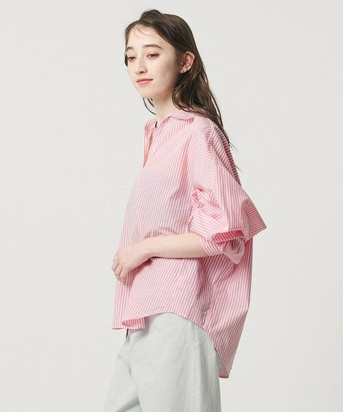 UNITED ARROWS / ユナイテッドアローズ シャツ・ブラウス | ＜TICCA＞ストライプ スキッパー シャツ | 詳細1