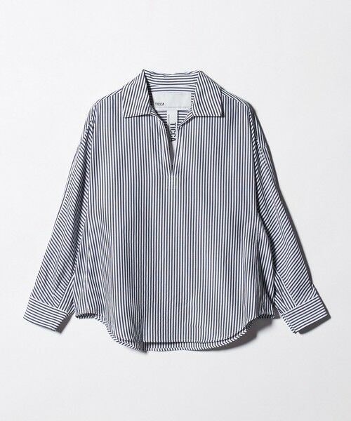 UNITED ARROWS / ユナイテッドアローズ シャツ・ブラウス | ＜TICCA＞ストライプ スキッパー シャツ | 詳細14