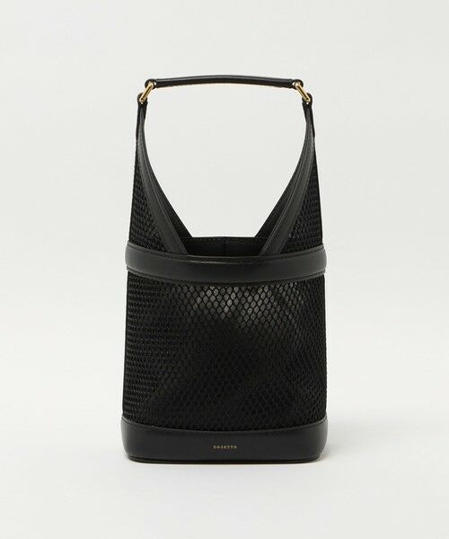 UNITED ARROWS / ユナイテッドアローズ ハンドバッグ | ＜ORSETTO＞LUME TULE バッグ（BLACK）