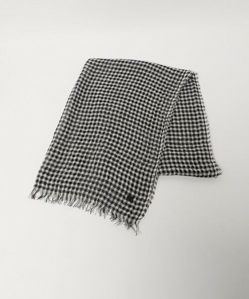 UNITED ARROWS / ユナイテッドアローズ マフラー・ショール・スヌード・ストール | 【一部別注】＜MARIANI＞LIN ギンガムチェック ストール | 詳細2