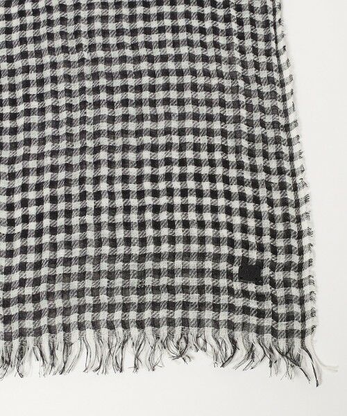 UNITED ARROWS / ユナイテッドアローズ マフラー・ショール・スヌード・ストール | 【一部別注】＜MARIANI＞LIN ギンガムチェック ストール | 詳細3