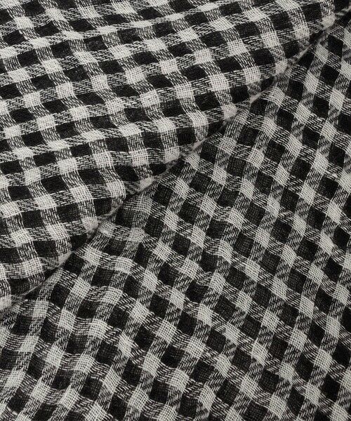 UNITED ARROWS / ユナイテッドアローズ マフラー・ショール・スヌード・ストール | 【一部別注】＜MARIANI＞LIN ギンガムチェック ストール | 詳細4