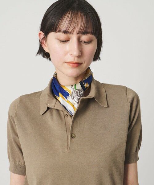 UNITED ARROWS / ユナイテッドアローズ バンダナ・スカーフ | ＜manipuri＞SILK 65×65 スカーフ 26SS | 詳細9