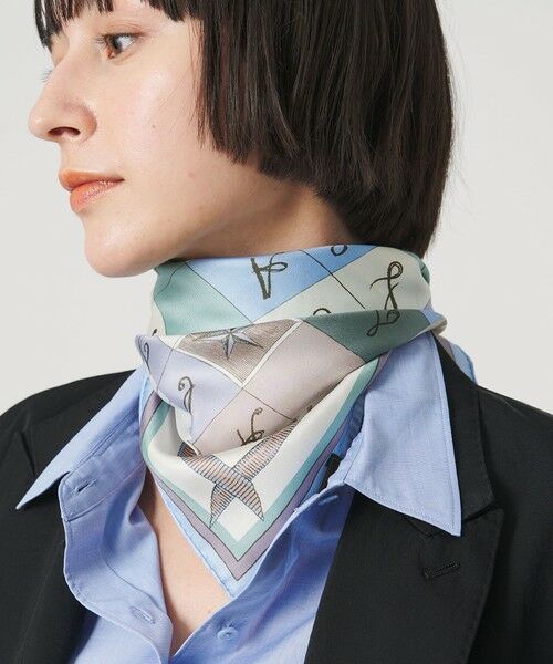 UNITED ARROWS / ユナイテッドアローズ バンダナ・スカーフ | ＜manipuri＞SILK 65×65 スカーフ 26SS | 詳細14