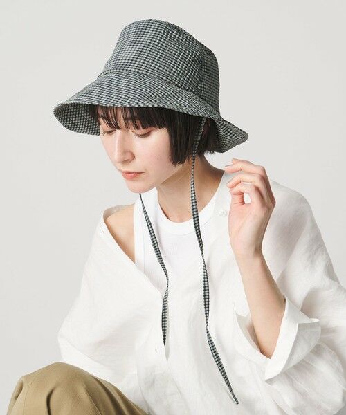 UNITED ARROWS / ユナイテッドアローズ ハット | ギンガムチェック ハット UV | 詳細23