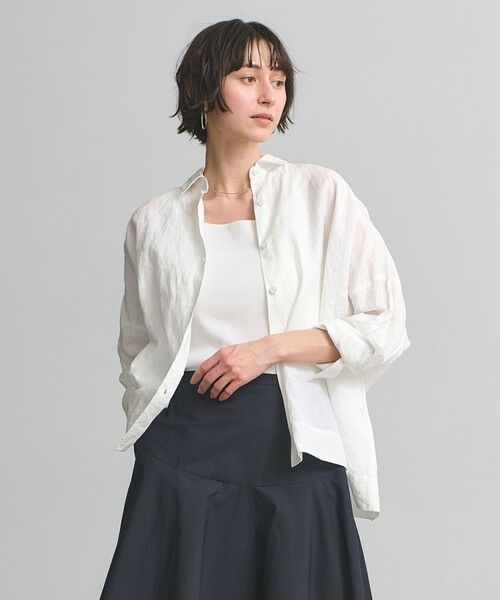 UNITED ARROWS / ユナイテッドアローズ シャツ・ブラウス | リネン ドルマン シャツ ‐ウォッシャブル‐ | 詳細1