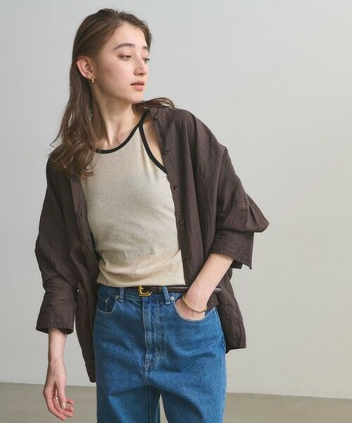 UNITED ARROWS / ユナイテッドアローズ シャツ・ブラウス | リネン ドルマン シャツ ‐ウォッシャブル‐ | 詳細14