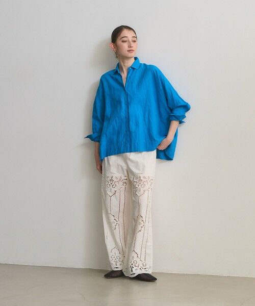 UNITED ARROWS / ユナイテッドアローズ シャツ・ブラウス | リネン ドルマン シャツ ‐ウォッシャブル‐ | 詳細27