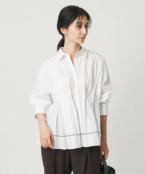 UNITED ARROWS / ユナイテッドアローズ シャツ・ブラウス | ピンタック シャツブラウス | 詳細1