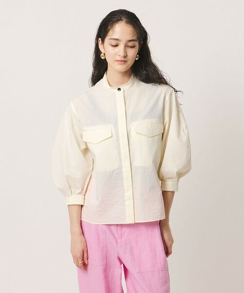 UNITED ARROWS / ユナイテッドアローズ シャツ・ブラウス | NALYA バンドカラー シャツ | 詳細2