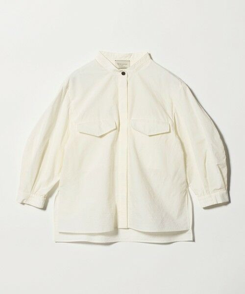 UNITED ARROWS / ユナイテッドアローズ シャツ・ブラウス | NALYA バンドカラー シャツ（OFF WHITE）