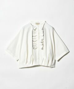 UNITED ARROWS / ユナイテッドアローズ シャツ・ブラウス | メロー フリル シャツ ブラウス ‐防しわ 吸水速乾 UVカット 遮熱性 接触冷感 ウォッシャブル‐