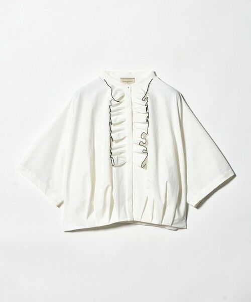 UNITED ARROWS / ユナイテッドアローズ シャツ・ブラウス | メロー フリル シャツ ブラウス ‐防しわ 吸水速乾 UVカット 遮熱性 接触冷感 ウォッシャブル‐ | 詳細3