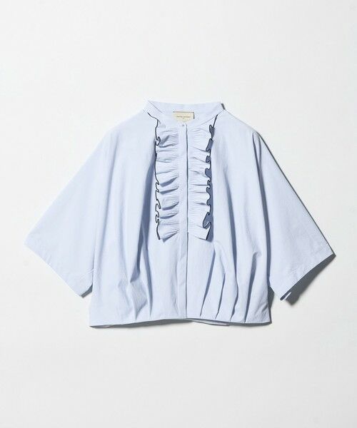 UNITED ARROWS / ユナイテッドアローズ シャツ・ブラウス | メロー フリル シャツ ブラウス ‐防しわ 吸水速乾 UVカット 遮熱性 接触冷感 ウォッシャブル‐ | 詳細8