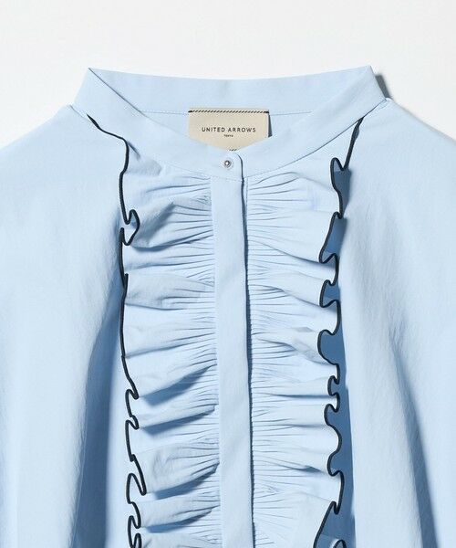 UNITED ARROWS / ユナイテッドアローズ シャツ・ブラウス | メロー フリル シャツ ブラウス ‐防しわ 吸水速乾 UVカット 遮熱性 接触冷感 ウォッシャブル‐ | 詳細4