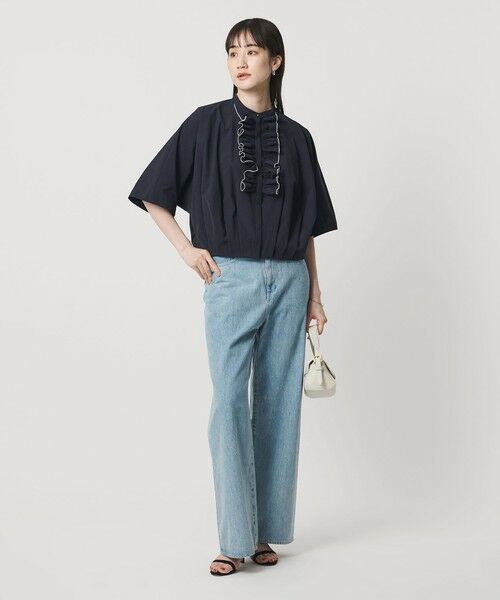 UNITED ARROWS / ユナイテッドアローズ シャツ・ブラウス | メロー フリル シャツ ブラウス ‐防しわ 吸水速乾 UVカット 遮熱性 接触冷感 ウォッシャブル‐ | 詳細18