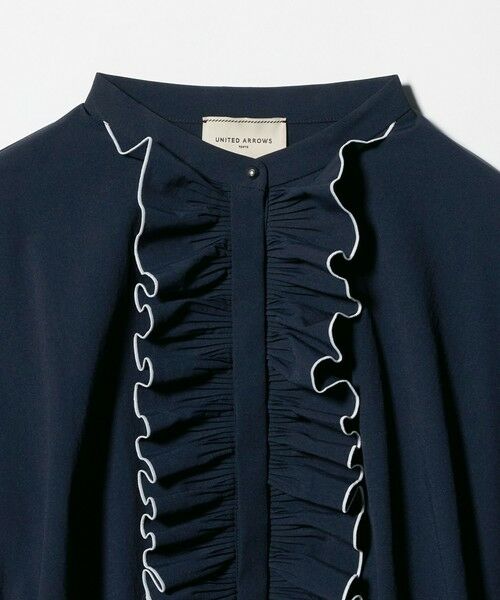 UNITED ARROWS / ユナイテッドアローズ シャツ・ブラウス | メロー フリル シャツ ブラウス ‐防しわ 吸水速乾 UVカット 遮熱性 接触冷感 ウォッシャブル‐ | 詳細11