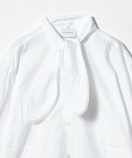 UNITED ARROWS / ユナイテッドアローズ シャツ・ブラウス | リボン ボウタイ チュニック シャツ | 詳細1