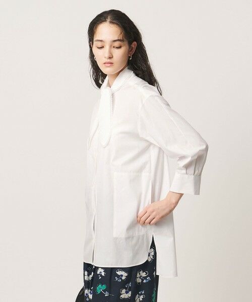 UNITED ARROWS / ユナイテッドアローズ シャツ・ブラウス | リボン ボウタイ チュニック シャツ | 詳細1