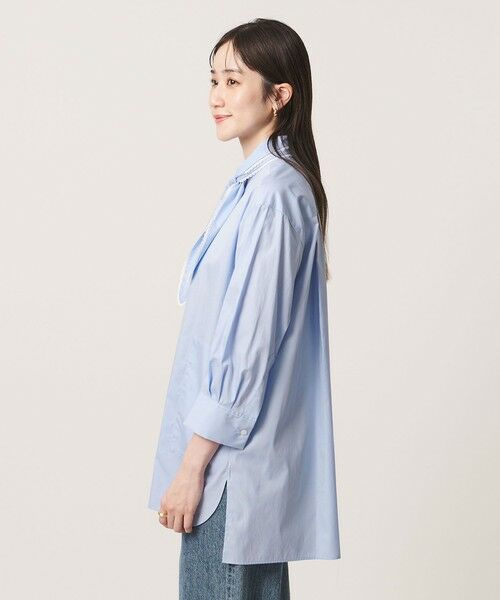UNITED ARROWS / ユナイテッドアローズ シャツ・ブラウス | リボン ボウタイ チュニック シャツ | 詳細11