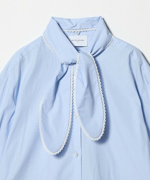 UNITED ARROWS / ユナイテッドアローズ シャツ・ブラウス | リボン ボウタイ チュニック シャツ | 詳細4