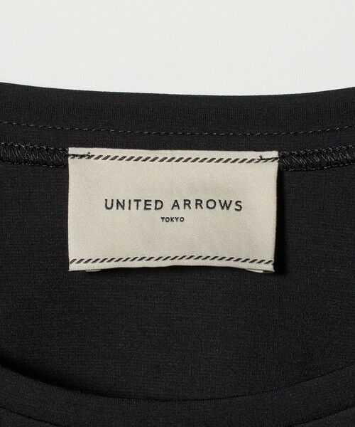 UNITED ARROWS / ユナイテッドアローズ カットソー | エンブロイダリーフラワー ショルダーコンビ カットソー | 詳細18
