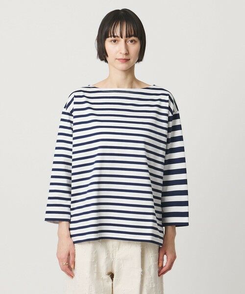 UNITED ARROWS / ユナイテッドアローズ カットソー | イレギュラー ボーダー カットソー | 詳細9