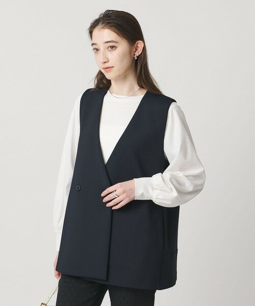 UNITED ARROWS / ユナイテッドアローズ カットソー | ポンチ ロングスリーブ カットソー（WHITE）