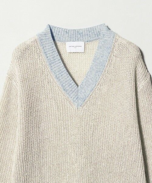 UNITED ARROWS / ユナイテッドアローズ ニット・セーター | カラーヤーン Vネック ニット ‐ウォッシャブル‐ | 詳細8