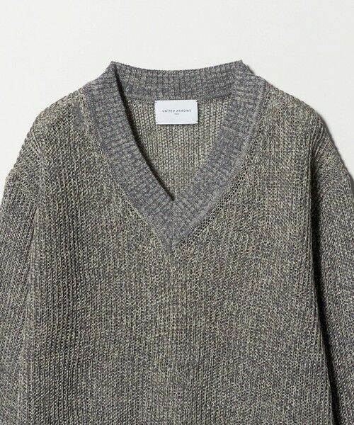 UNITED ARROWS / ユナイテッドアローズ ニット・セーター | カラーヤーン Vネック ニット ‐ウォッシャブル‐ | 詳細16