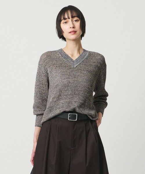 UNITED ARROWS / ユナイテッドアローズ ニット・セーター | カラーヤーン Vネック ニット ‐ウォッシャブル‐ | 詳細13