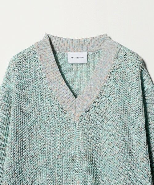 UNITED ARROWS / ユナイテッドアローズ ニット・セーター | カラーヤーン Vネック ニット ‐ウォッシャブル‐ | 詳細21