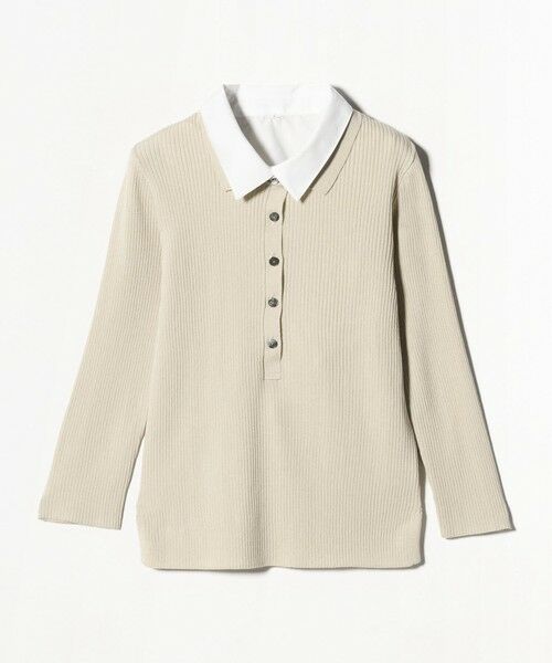 UNITED ARROWS / ユナイテッドアローズ ニット・セーター | シャツ コンビ ポロニット | 詳細7