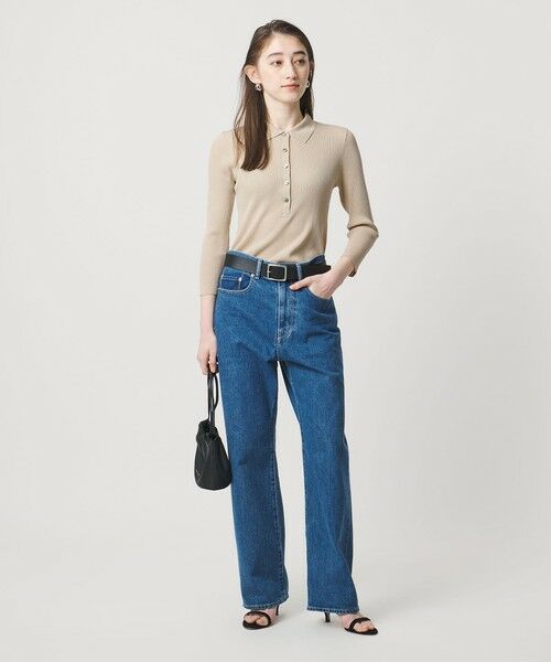 UNITED ARROWS / ユナイテッドアローズ ニット・セーター | シャツ コンビ ポロニット | 詳細6